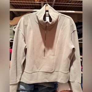 Te Verde Zip Ribbed Pullover